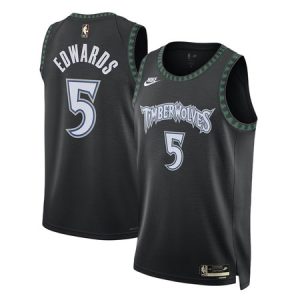 a9f110cd40f3075968cb3cec7672248c.jpeg Men's Minnesota Timberwolves #5 Anthony Edwards Black 2025/26 Hardwood Classics Jersey