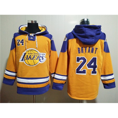 aa686cfa426863086357e12771bf467f.jpeg Men's Los Angeles Lakers #24 Kobe Bryant Yellow Lace-Up Pullover Hoodie 0I42