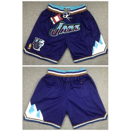 Men's Utah Jazz Purple Shorts (Run Small) XSFV