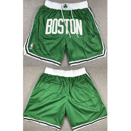 b1cbdaf9b2ade350814bb1faaac3139a.jpeg Men's Boston Celtics Green Shorts (Run Small) 81LC
