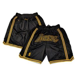 Men's Los Angeles Lakers Black Shorts DMRY