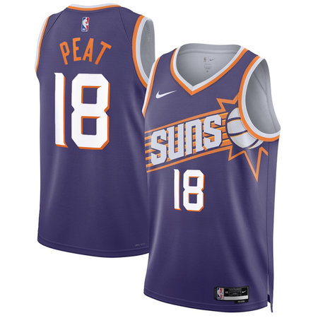 Youth Phoenix Suns #18 Koa Peat Purple 2026 Draft Icon Edition Jersey
