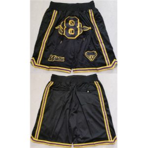 b7209b9c63497aeaa7a32b2bf9adbea0.jpeg Men's Los Angeles Lakers #8 Kobe Bryant Black Shorts (Run Small)