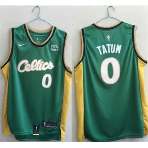 Men's Boston Celtics #0 Jayson Tatum Green Stitched Basketball Jersey DXAZ
