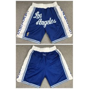 Men's Los Angeles Lakers Blue Shorts (Run Small) 7R5U