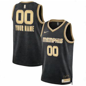 Youth Memphis Grizzlies Nike Black Select Series Swingman Custom Jersey