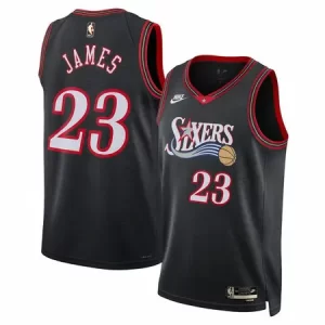 Youth Philadelphia 76ers #23 LeBron James Black Classic Edition Jersey