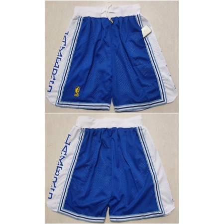Men's Los Angeles Lakers Blue Shorts (Run Small) IPTH