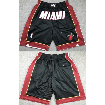 bae309cd2651d2b902f9cdaf5316258d.jpeg Men's Miami Heat Black Shorts (Run Small)
