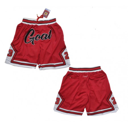 Men's Chicago Bulls Red Shorts (Run Small) N4C6