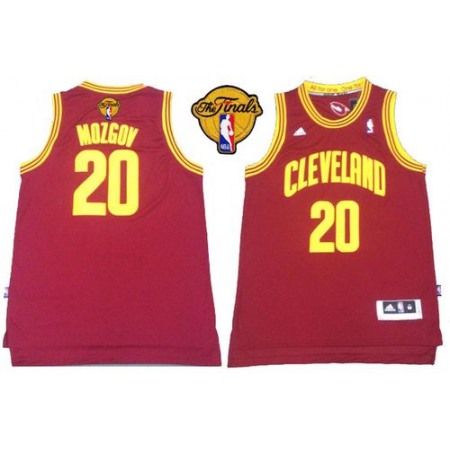 Revolution 30 Cavaliers #20 Timofey Mozgov Red The Finals Patch Stitched NBA Jersey 0EBW