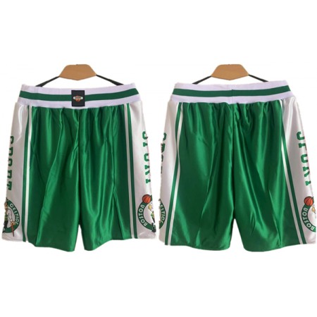Men's Boston Celtics Green Shorts (Run Small) XP01