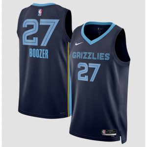 Youth Memphis Grizzlies #27 Cameron Boozer Navy 2026 Draft Icon Edition Jersey