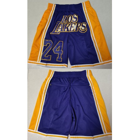 c1d44efd9d0d3dd911ceec3d0320c2e7.jpeg Men's Los Angeles Lakers Purple Gold Shorts (Run Small) TUAQ