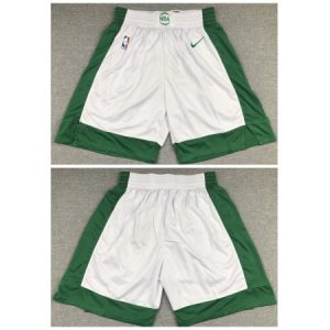 Men's Boston Celtics White Shorts (Run Small) UYPQ