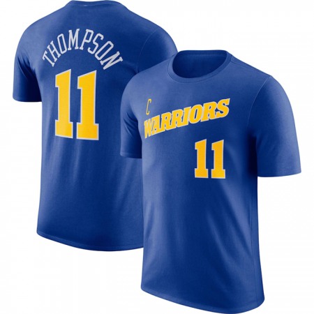 c3c097f87c678ee82a0e3fc1012e812c.jpeg Men's Golden State Warriors #11 Klay Thompson Blue 2022/23 Name & Number T-Shirt