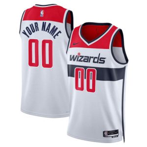 Youth Washington Wizards Nike White Swingman Association Edition Custom Jersey