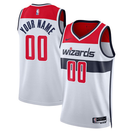 c69a76b6f0fd93b4b44ca44d5a429ef1.jpeg Youth Washington Wizards Nike White Swingman Association Edition Custom Jersey