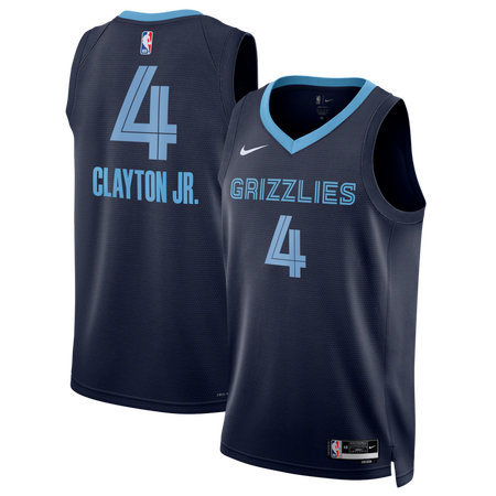 c711515e3e1d4efb29b9eeebf8c6371e.jpeg Men's Memphis Grizzlies #4 Walter Clayton Jr. Nike Navy Swingman Icon Edition Jersey