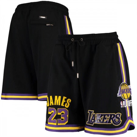 c74820156cc7dd5393a05d9b5e93b0e9.jpeg Men's Los Angeles Lakers #23 LeBron James Black Shorts