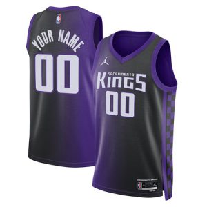 Youth Sacramento Kings Purple Swingman Statement Edition Custom Jersey