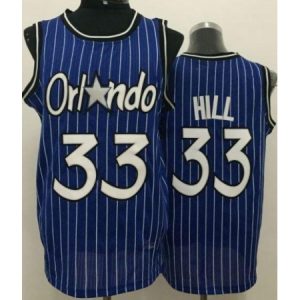 Magic #33 Grant Hill Blue Throwback Stitched NBA Jersey CIZS