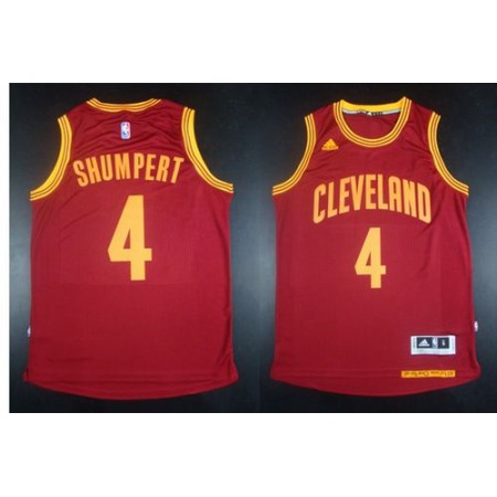 Revolution 30 Cavaliers #4 Iman Shumpert Red Stitched NBA Jersey QB3H