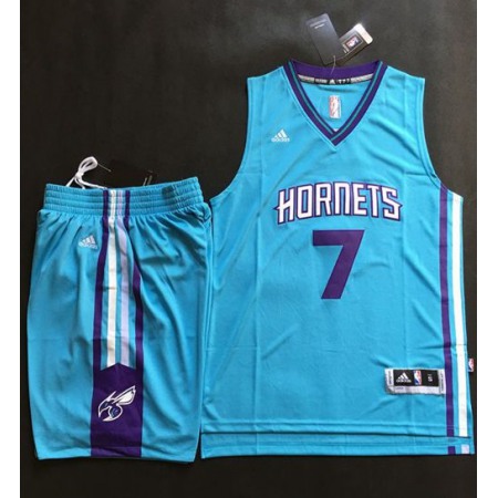 cd8d33450ea9a126571851e03fc2c1fb.jpeg Hornets #7 Jeremy Lin Teal A Set Stitched NBA Jersey