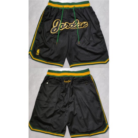 Men's Los Angeles Lakers Black Shorts 54MI
