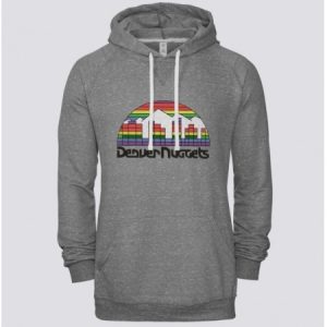 Men's Denver Nuggets Gray Pullover Hoodie