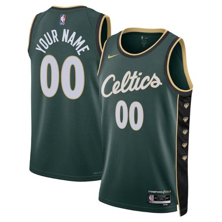 Men's Boston Celtics Active Player Custom 2022-23 Green City Edition Stitched Basketball Jersey 9CVZ