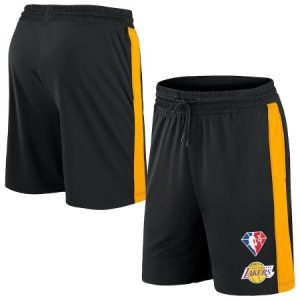 Men's Los Angeles Lakers Black Shorts QYNQ