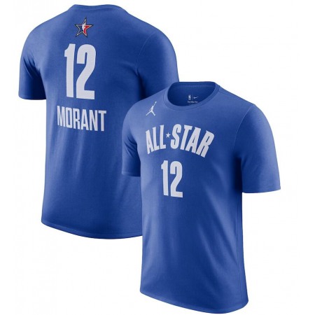 d64519a2e405b09b3bfe55ffd869254d.jpeg Men's #12 Ja Morant Blue 2023 NBA All-Star Game Name & Number T-Shirt