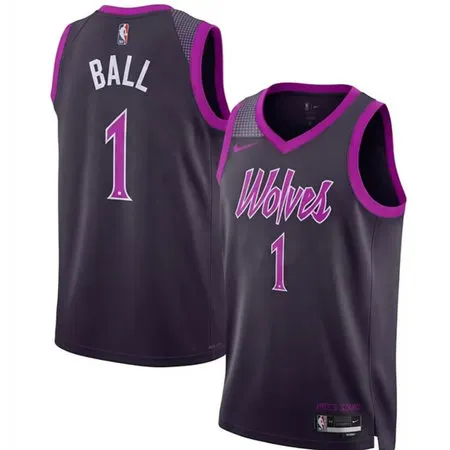 d7b75005da676109d124aec6e4729e9f.webp Women's Minnesota Timberwolves #1 LaMelo Ball 2026 Purple City Edition Jersey