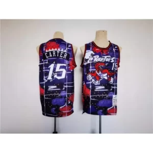 Men's Toronto Raptors #15 Vince Carter Purple Throwback Stitched Jersey UVMI