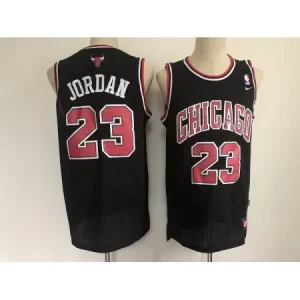Men's Chicago Bulls #23 Michael Jordan Black Stitched Jersey RGOP