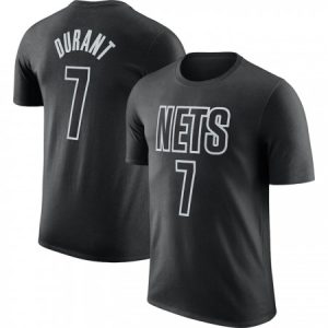 da1d8dd5a54e2d7fb7cb55f828736d2a.jpeg Men's Brooklyn Nets #7 Kevin Durant Black 2022/23 Statement Edition Name & Number T-Shirt