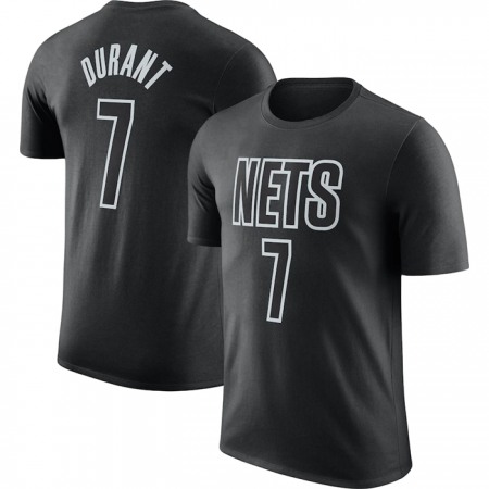 da1d8dd5a54e2d7fb7cb55f828736d2a.jpeg Men's Brooklyn Nets #7 Kevin Durant Black 2022/23 Statement Edition Name & Number T-Shirt