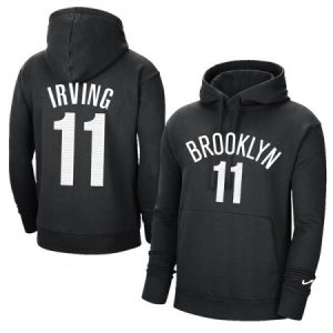 da801b8d719cd75736f7c6f60ab1b8f3.jpeg Men's Brooklyn Nets #11 Kyrie Irving 2021 Black Pullover Hoodie TZI0