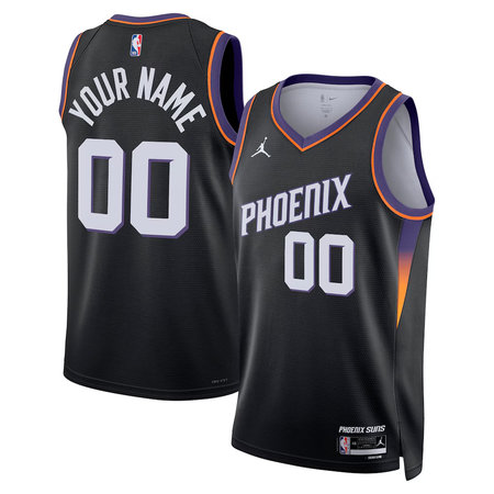 Women's Phoenix Suns Nike Black Swingman Statement Edition Custom Jersey