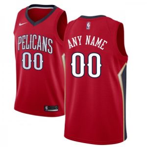 Men's New Orleans Pelicans White Customized Stitched NBA Jersey 6HYM