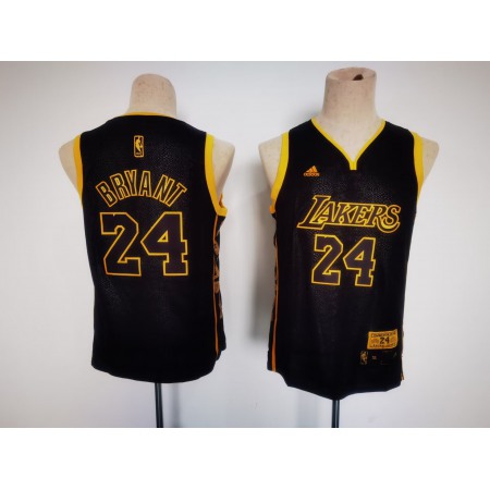 Youth Los Angeles Lakers #24 Kobe Bryant Black Stitched Basketball Jersey 5UX6