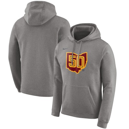 e706ac10f0c120d600abaef65a2708fc.jpeg Men's Cleveland Cavaliers Heather Gray City Edition Logo Essential Pullover Hoodie