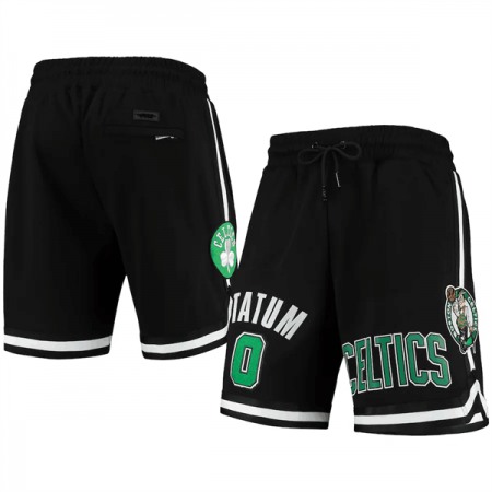 e754c329945f0c35baa504b243de498f.jpeg Men's Boston Celtics #0 Jayson Tatum Black Shorts