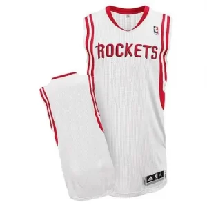 Men‘s Houston Rockets White Home Revolution 30 Jersey