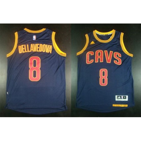 Revolution 30 Cavaliers #8 Matthew Dellavedova Navy Blue CavFanatic Stitched NBA Jersey FS6K