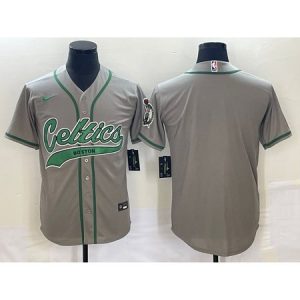 eec769c19f464c48bc7fdb0082d520ad.jpeg Men's Boston Celtics Blank Gray Stitched Baseball Jersey CDBD