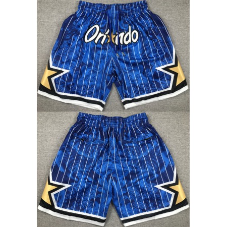 Men's Orlando Magic Blue Shorts(Run Small) 81AE