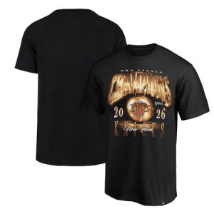 Men's New York Knicks Black 2026 NBA Finals Champions Big & Tall T-Shirt