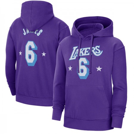 f1ab8285e834109b950fb40ea912eda0.jpeg Men's Los Angeles Lakers #6 LeBron James Purple Pullover Hoodie KWZP